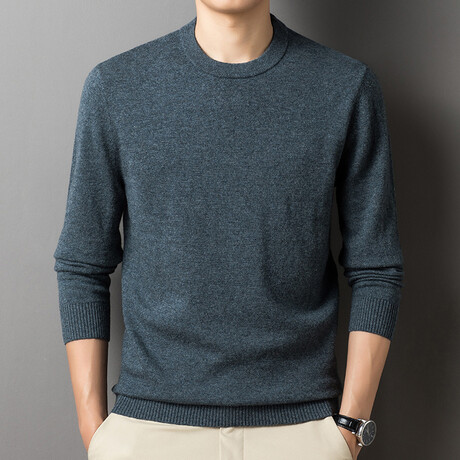 Crewneck Pullover // Style 2 // Gray-Blue (XS)