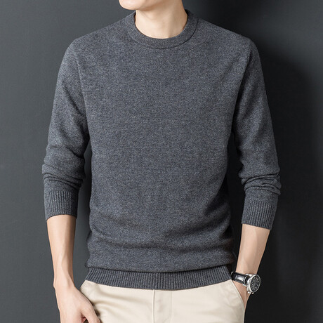 Crewneck Pullover // Style 2 // Gray (XS)