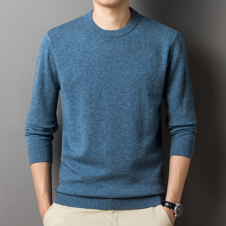 Crewneck Pullover // Style 2 // Light Blue (XS)