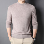 Mini Mock Neck Sweater // Gray Melange (L)