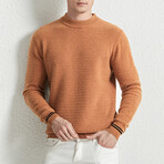 1/4 Zip Sweater // Orange (XL)