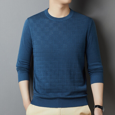 Knit Sweater // Blue (XS)