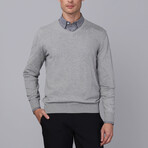 V-Neck Pullover // Gray Melange (S)