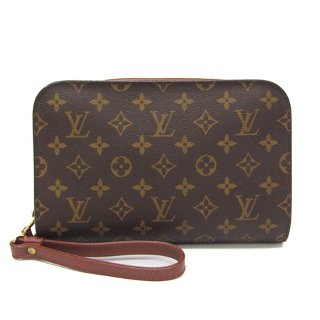 Louis Vuitton // Monogram Leather Clutch Bag // Monogram Brown // Pre-Owned