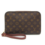 Louis Vuitton // Monogram Leather Clutch Bag // Monogram Brown // Pre-Owned