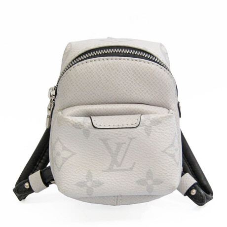 Louis Vuitton // Taiga Leather Backpack Handbag // Gray // Pre-Owned