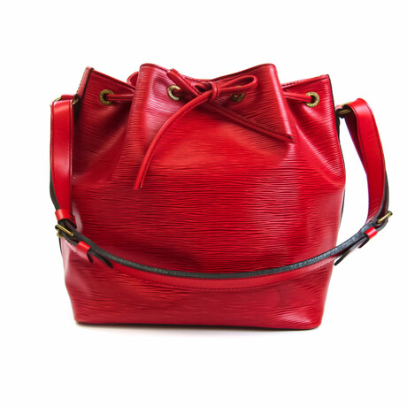 Louis Vuitton // Epi Leather Shoulder Bucket Bag I // Castilian Red // Pre-Owned