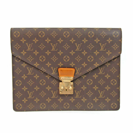 Louis Vuitton // Monogram Leather Briefcase // Monogram Brown // Pre-Owned