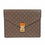 Louis Vuitton // Monogram Leather Briefcase // Monogram Brown // Pre-Owned