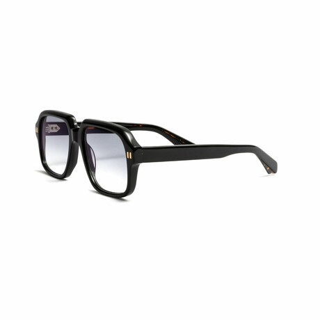 The Master // Men's Square Sunglasses // Black