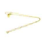 Cartier // 18k Yellow Gold Diamants Légers De Cartier Diamond Necklace // 14.76"-15.94" // Store Display