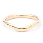 Tiffany & Co. // 18k Rose Gold Curved Ring // Ring Size: 4.5 // Store Display