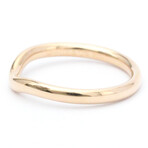 Tiffany & Co. // 18k Rose Gold Curved Ring // Ring Size: 4.5 // Store Display