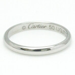 Cartier // Platinum 1895 Wedding Ring // Ring Size: 5.25 // Store Display
