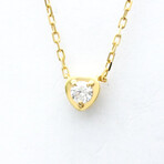 Cartier // 18k Yellow Gold Diamants Légers De Cartier Diamond Necklace // 14.76"-15.94" // Store Display