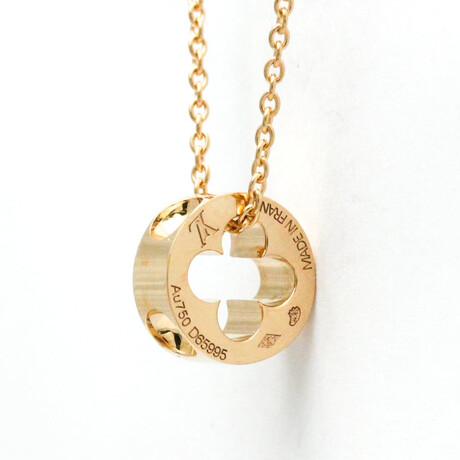 Louis Vuitton // 18k Rose Gold Empreinte Necklace // 15.74" // Store Display