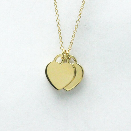 Tiffany & Co. // 18k White Gold Return To Tiffany Diamond Necklace // 15.74" // Store Display