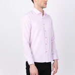 Spread Collar Shirt // Pink (S)