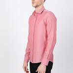 Spread Collar Shirt // Red (S)