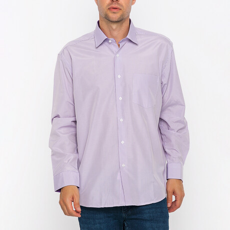 Spread Collar Shirt // Lilac (S)