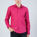 Spread Collar Shirt // Fuchsia (S)