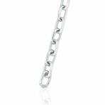 18K White Gold Diamond Bracelet // 7" // New