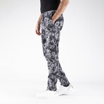The Executive Jogger // Splatter // Black + Gray (S)