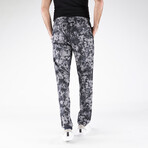 The Executive Jogger // Splatter // Black + Gray (S)