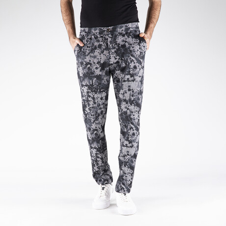 The Executive Jogger // Splatter // Black + Gray (S)