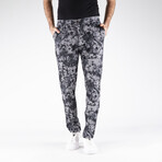 The Executive Jogger // Splatter // Black + Gray (S)
