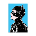 Catwoman Print on Acrylic Glass by TECHNODROME1 (16"H x 24"W x 0.25"D)