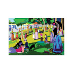 Sunday Afternoon On The Island Of La Grande Jatte By Georges SeuratPrint on Acrylic Glass by TECHNODROME1 (24"H x 16"W x 0.25"D)