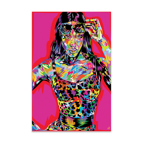 Ms. Campbell Print on Acrylic Glass by TECHNODROME1 (16"H x 24"W x 0.25"D)