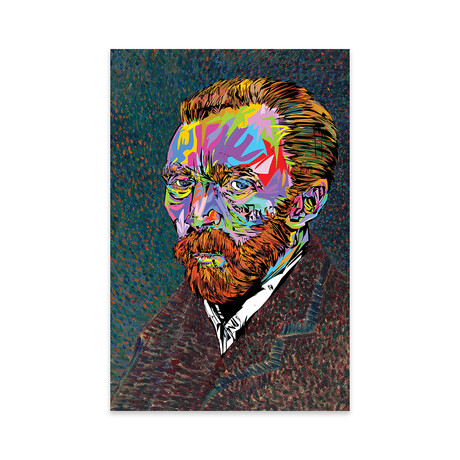 Vincent Van Gogh Print on Acrylic Glass by TECHNODROME1 (16"H x 24"W x 0.25"D)