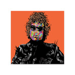 Bob Dylan Print on Acrylic Glass by TECHNODROME1 (24"H x 24"W x 0.25"D)