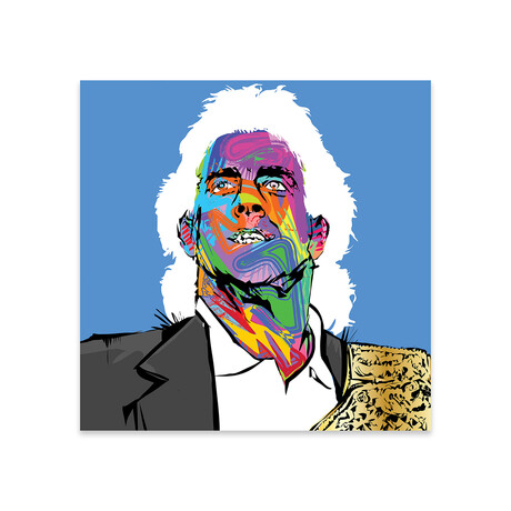 Ric Flair Print on Acrylic Glass by TECHNODROME1 (24"H x 24"W x 0.25"D)