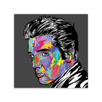 Elvis Print on Acrylic Glass by TECHNODROME1 (24"H x 24"W x 0.25"D)