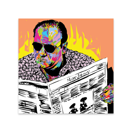 Tony Soprano Print on Acrylic Glass by TECHNODROME1 (24"H x 24"W x 0.25"D)