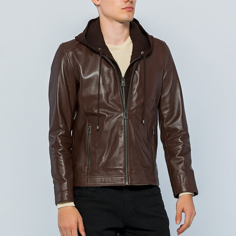Hooded  Jacket // Brown (S)