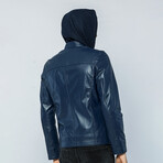 Hooded  Jacket // Dark Blue (S)