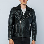 Classic Biker Jacket // Black (S)