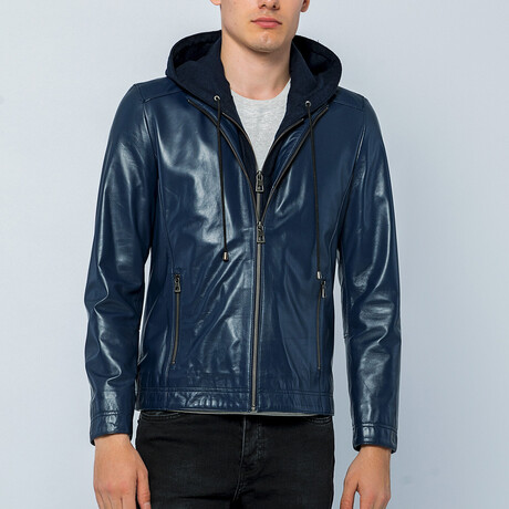 Hooded  Jacket // Dark Blue (S)