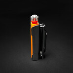 Lighter Knife With Built In Pocket Clip/Money Clip // Black