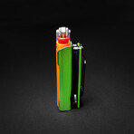 Lighter Knife With Built In Pocket Clip/Money Clip // Green