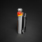 Multipurpose Pocket Knife, Lighter Holder, & Money Clip // Silver