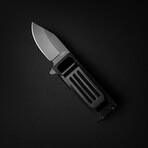Lighter Knife With Built In Pocket Clip/Money Clip // Black