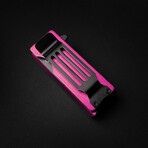 Lighter Knife With Built In Pocket Clip/Money Clip // Pink