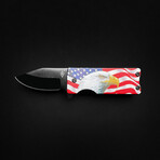 Lighter Knife With Built In Pocket Clip/Money Clip // Eagle