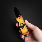Lighter Knife With Built In Pocket Clip/Money Clip // Ace