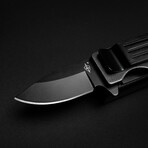 Lighter Knife With Built In Pocket Clip/Money Clip // Black